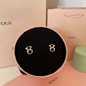 TOUS infinity earrings authentic brand new.